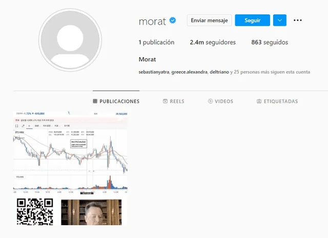 Instagram oficial de Morat Instagram oficial de Morat