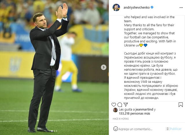 (Foto: Instagram Andriy Shevchenko)   