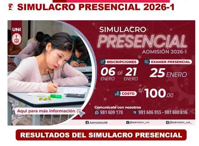 simulacro presencial UNI