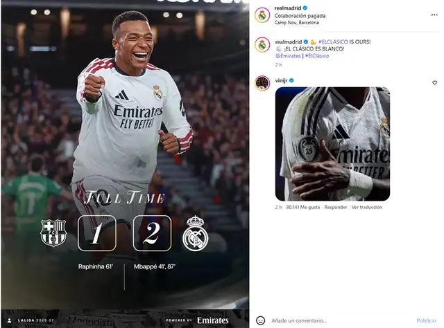 Vinicíus Jr. se burló del FC Barcelona