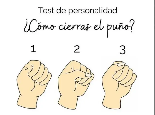 Test de personalidad: ¿Cómo cierras el puño? Test de personalidad: ¿Cómo cierras el puño?