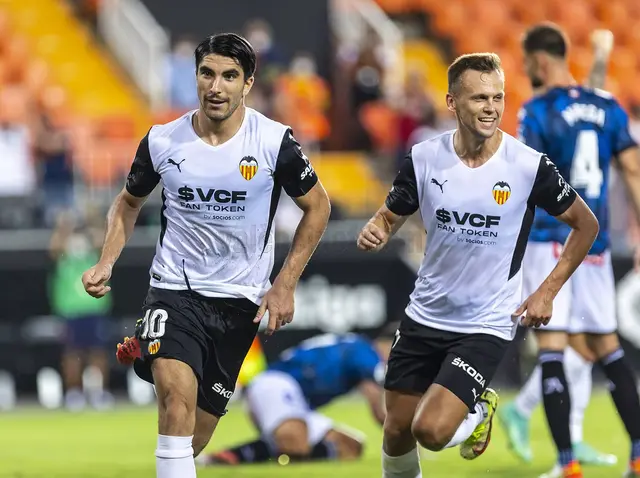 Gol de Carlos Soler con Valencia. (Foto: Valencia CF) Gol de Carlos Soler con Valencia. (Foto: Valencia CF)
