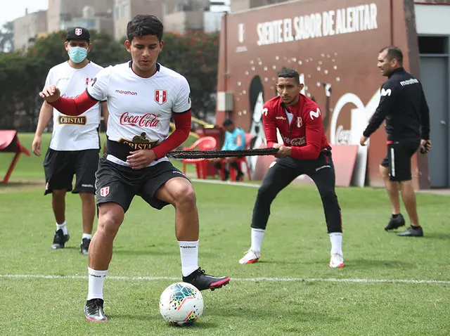 Jhilmar Lora y Christofer Gonzales en la Videna.   