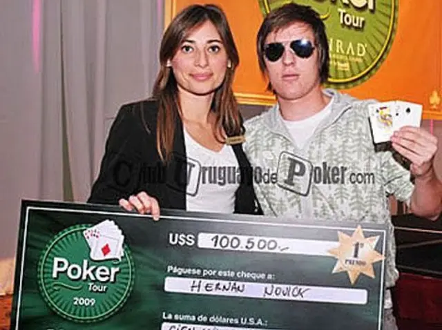 Hernán Novick ganó 100 mil dólares con el póker Hernán Novick ganó 100 mil dólares con el póker