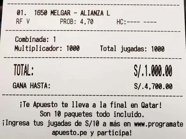 apuesta alianza lima vs melgar
