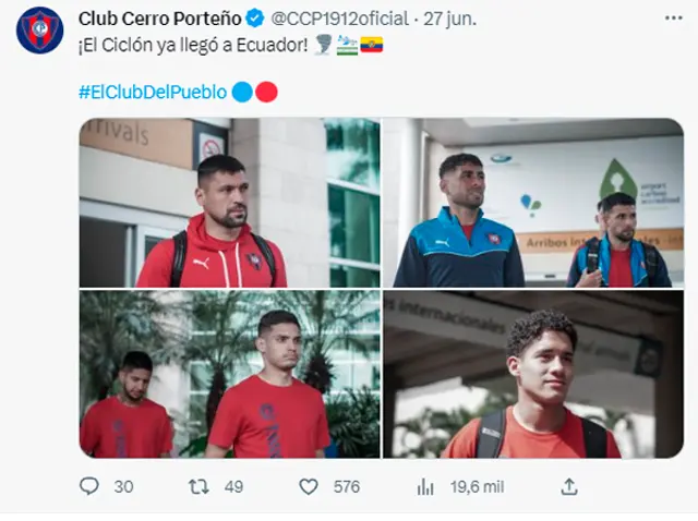 Cerro Porteño y su llegada a Ecuador