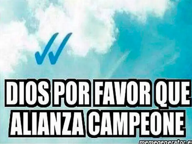 Meme sobre Alianza Lima