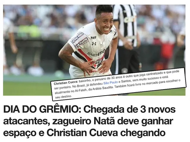 Christian Cueva, Gremio, Brasil, Seleccion Peruana
