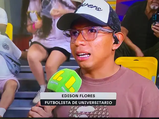 Edison Flores en el coliseo para ver el Alianza Lima vs Rebaza Acosta