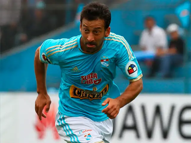 Sergio Rubén 'Chapita' Blanco con Sporting Cristal.   