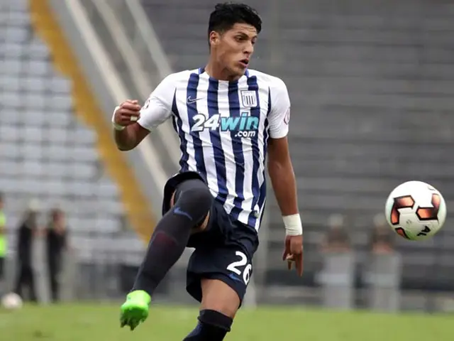  Hansell Riojas con Alianza Lima en 2017.   