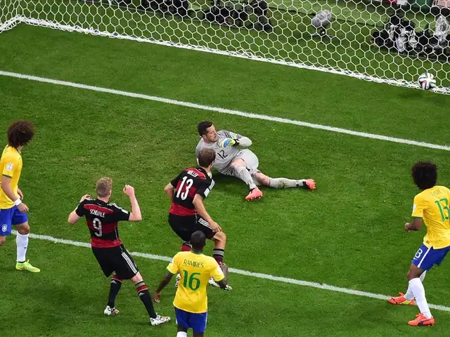 Alemania vs. Brasil por las semifinales del Mundial 2014.   