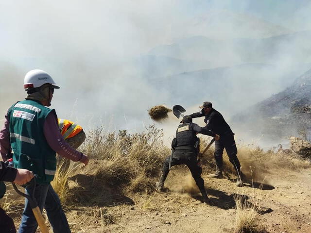incendio forestal arequipa