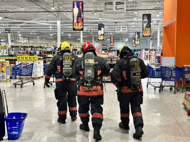 Fuga de gas en Walmart