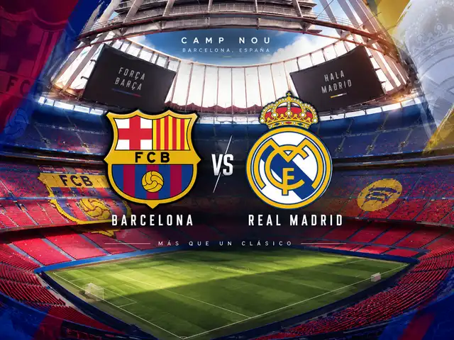 Barcelona y Real Madrid se enfrentan en el Camp Nou Barcelona y Real Madrid se enfrentan en el Camp Nou