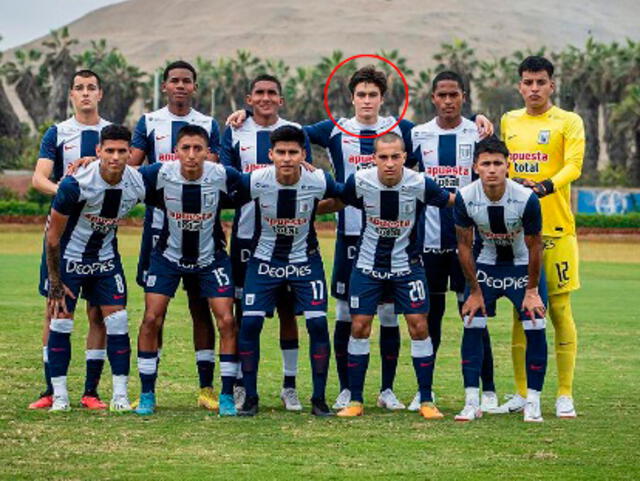 Juan Pablo Goicochea con la reserva de Alianza Lima. Juan Pablo Goicochea con la reserva de Alianza Lima.