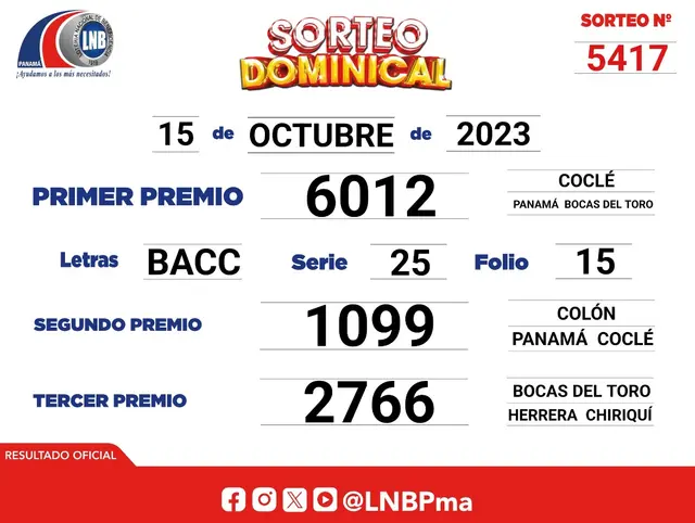 sorteo dominical