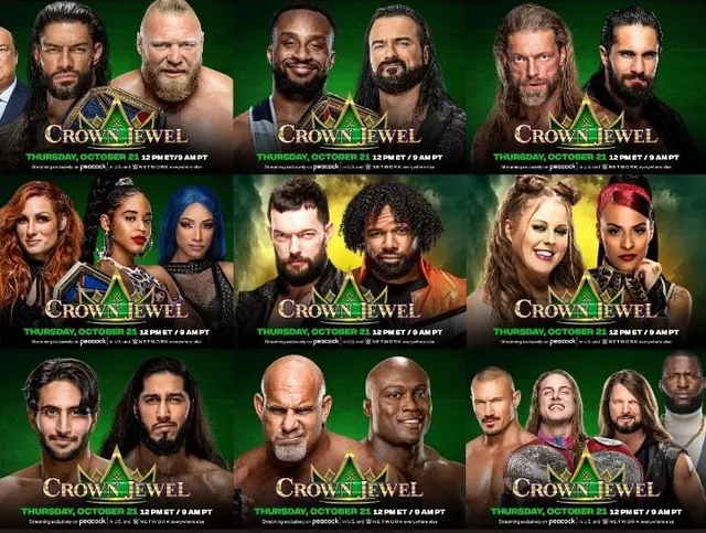 Cartelera de la WWE Crown Jewel