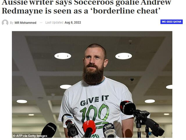 Periodista de Australia criticó a Andrew Redmayne.