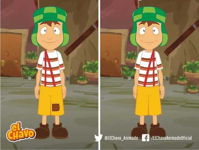 Reto visual completo. Fuente: El Chavo Animado