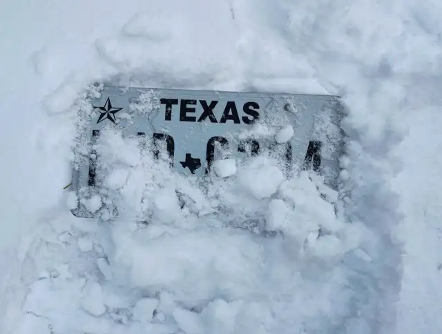 Frente frío en Texas