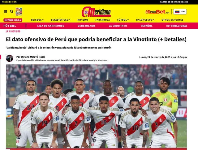 Venezuela vs Perú