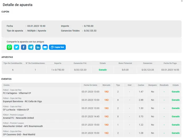 apuesta deportiva