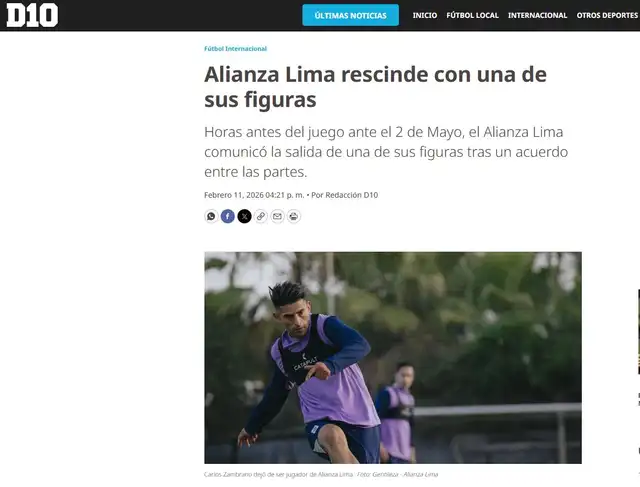 Alianza Lima, Carlos Zambrano