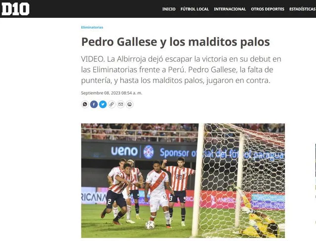 Perú vs Paraguay