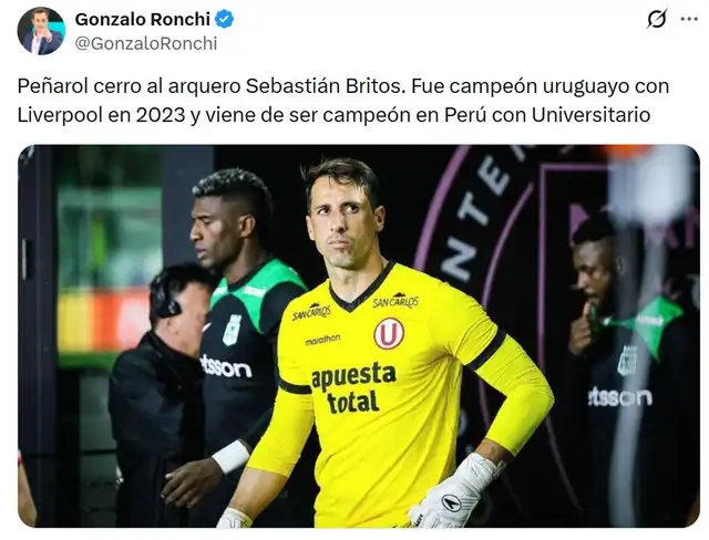 Sebastián Britos, Universitario