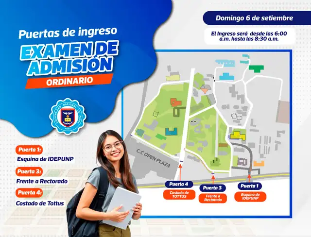 Examen de admisión UNP Examen de admisión UNP