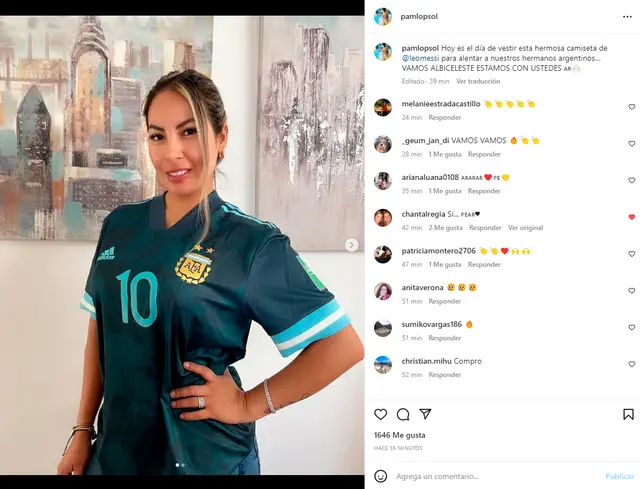 Pamela López  Selección Argentina  Lionel Messi mundial qatar 2022