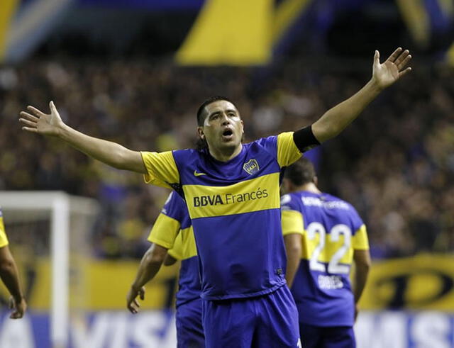 Riquelme fue el capitán de Boca cuando regresó   
