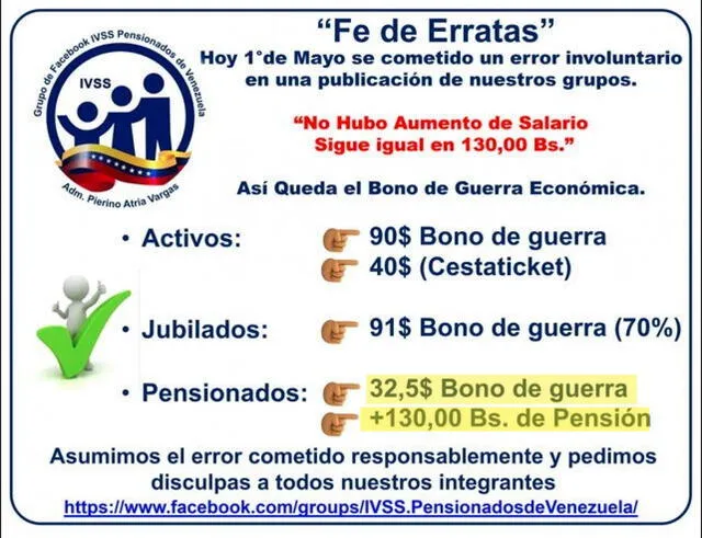 pago pensionados ivss