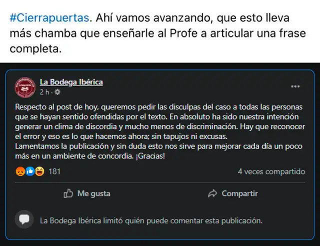 Tienda se burló de Pedro Castillo y, aunque se disculpó, bloqueó los comentarios y críticas. Captura: Facebook/Twitter. Tienda se burló de Pedro Castillo y, aunque se disculpó, bloqueó los comentarios y críticas. Captura: Facebook/Twitter.