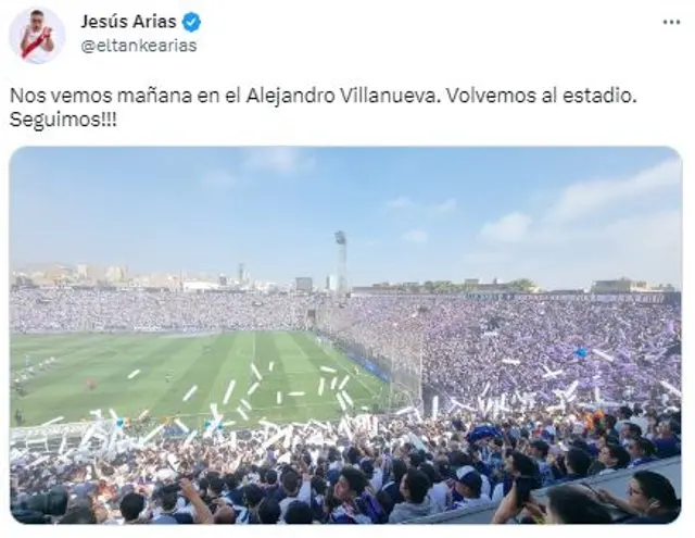 Jesús Arias irá al partido entre Alianza Lima vs. Cienciano.