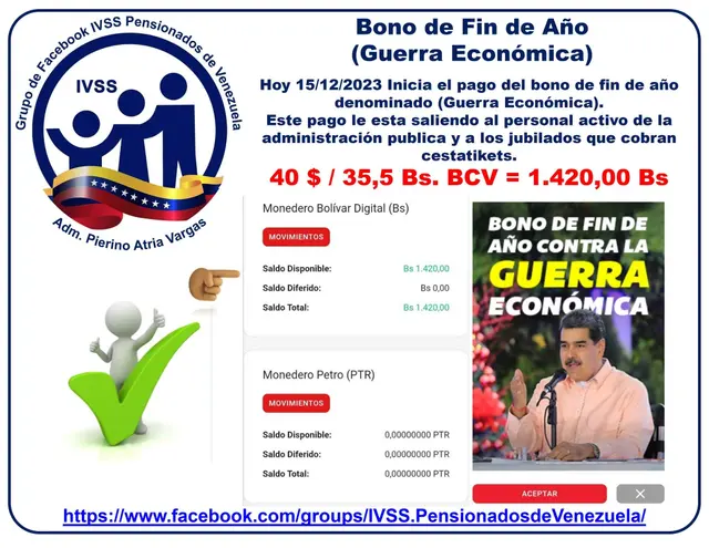 Segundo Bono Especial de diciembre 2023