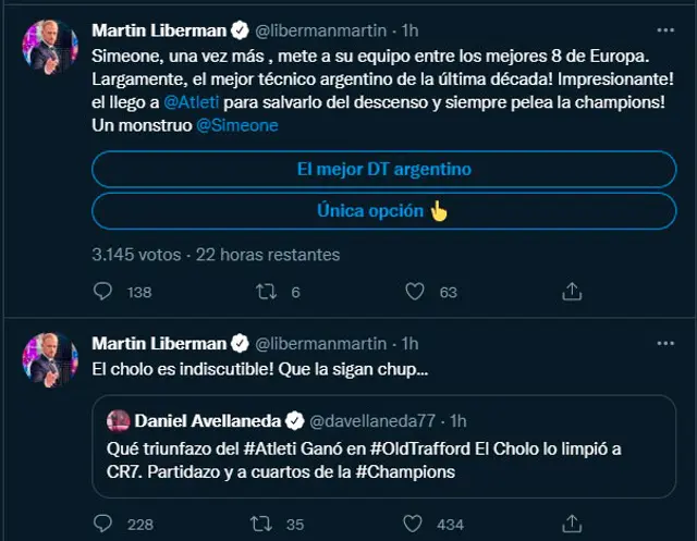 Liberman Simeone Atletico Madrid Champions Liberman Simeone Atletico Madrid Champions