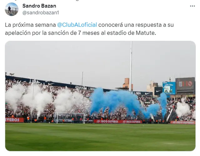 Alianza Lima, Matute