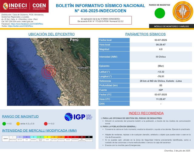 sismo hoy
