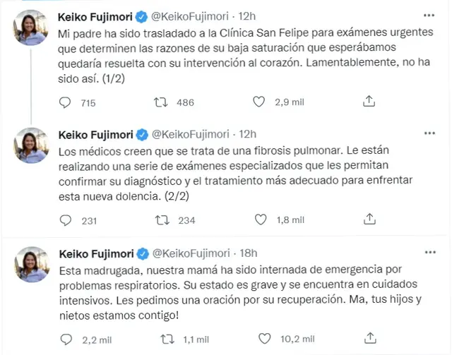 Keiko fujimori, alberto fujimori, twitter Keiko fujimori, alberto fujimori, twitter