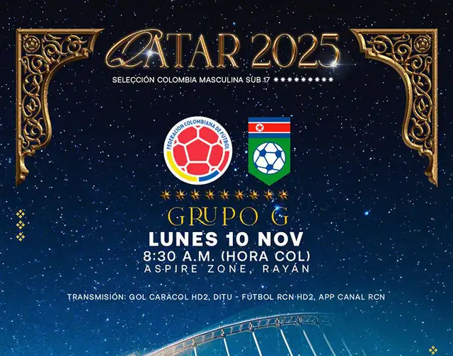 Colombia vs Corea del Norte Colombia vs Corea del Norte