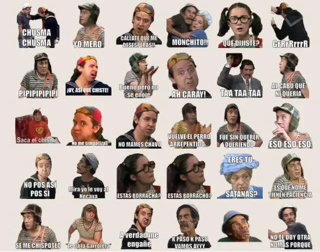 Stickers de El chavo del 8
