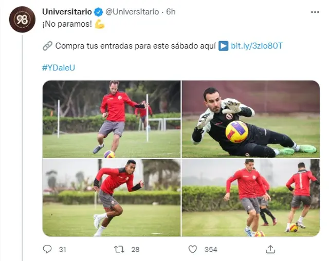 Universitario de Deportes entrena pensando en Binacional.    