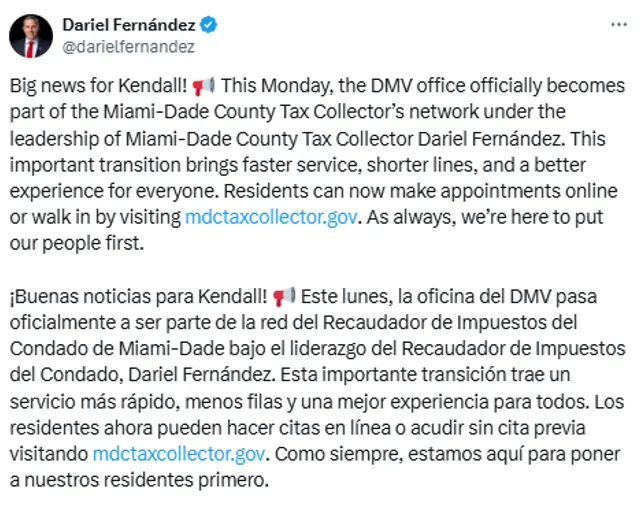 Cita para licencia de conducir