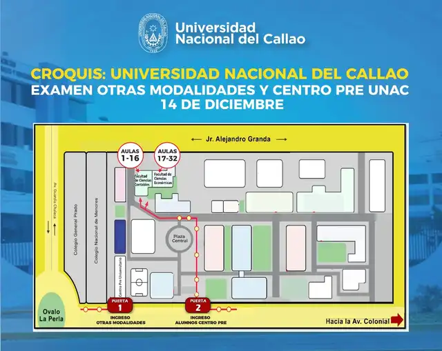 Examen de admisión Otras Modalidades y Centro Pre UNAC 2025 Examen de admisión Otras Modalidades y Centro Pre UNAC 2025