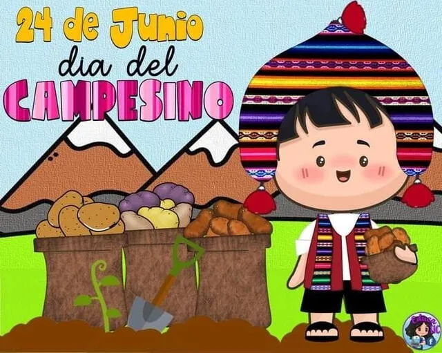 Feliz Día del Campesino animado