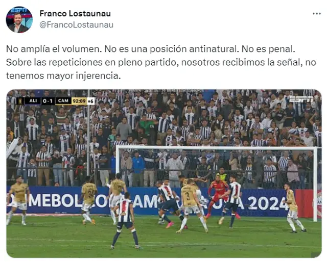 Franco Lostaunau, Alianza Lima