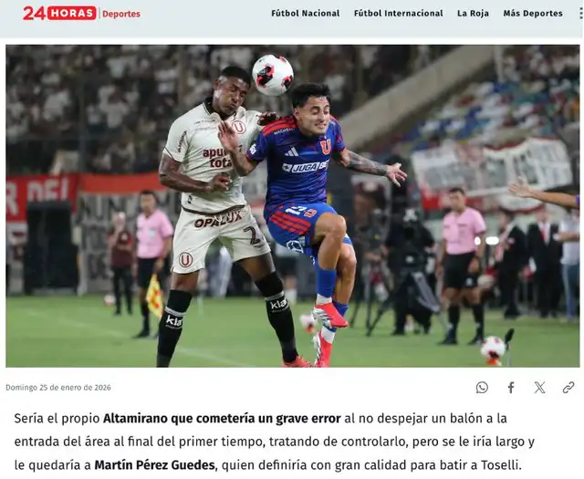 Universitario vs U de Chile