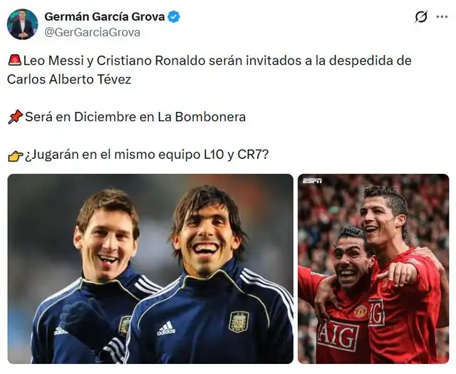 Lionel Messi y Cristiano Ronaldo
